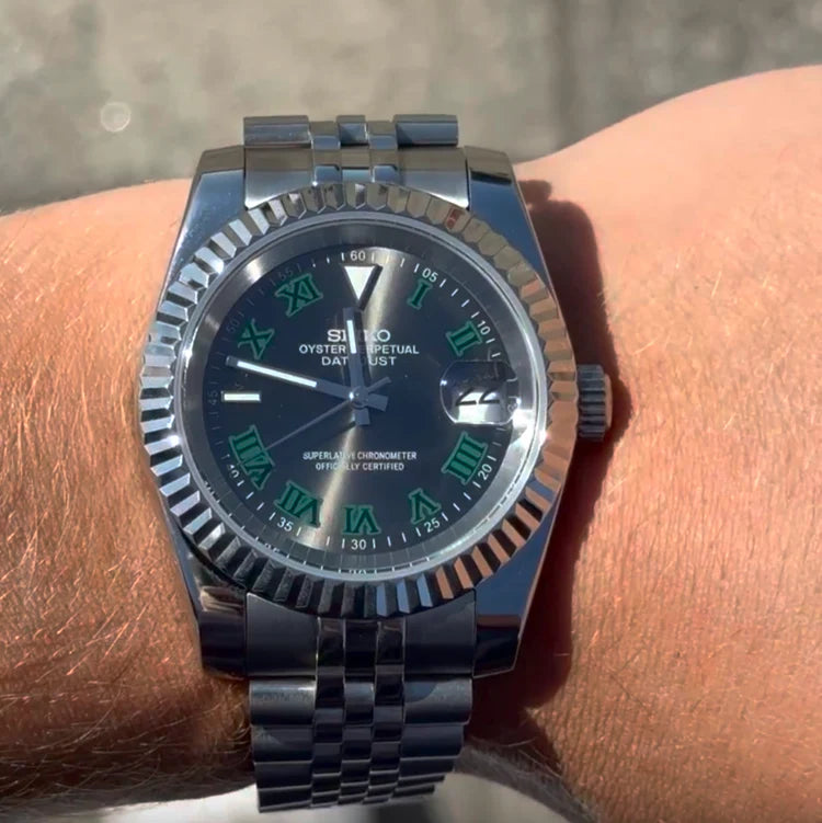 Seikojust Wimbledon Grey Roman Numeral Dial