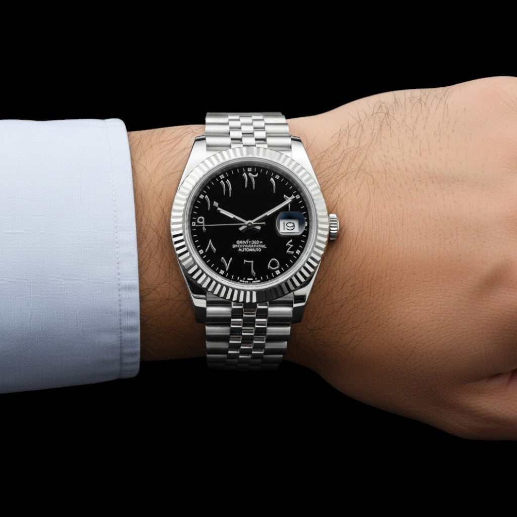 Seikojust Black Eastern Arabic Dial