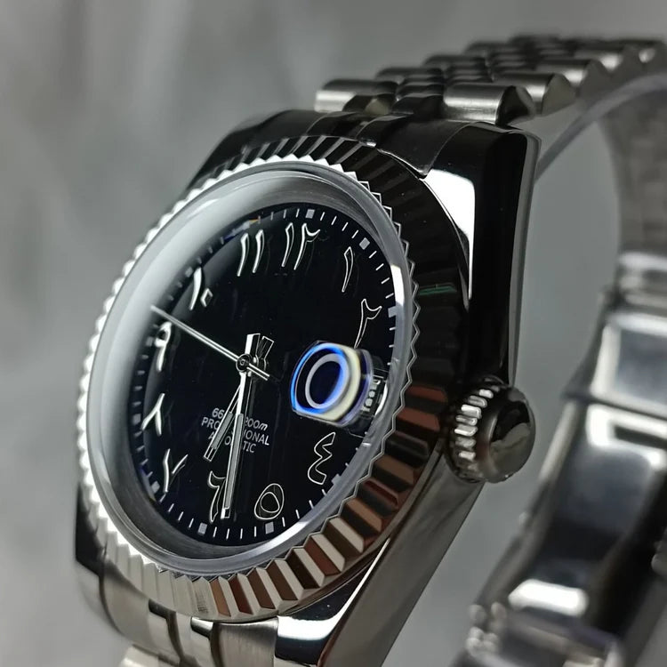 Seikojust Black Eastern Arabic Dial