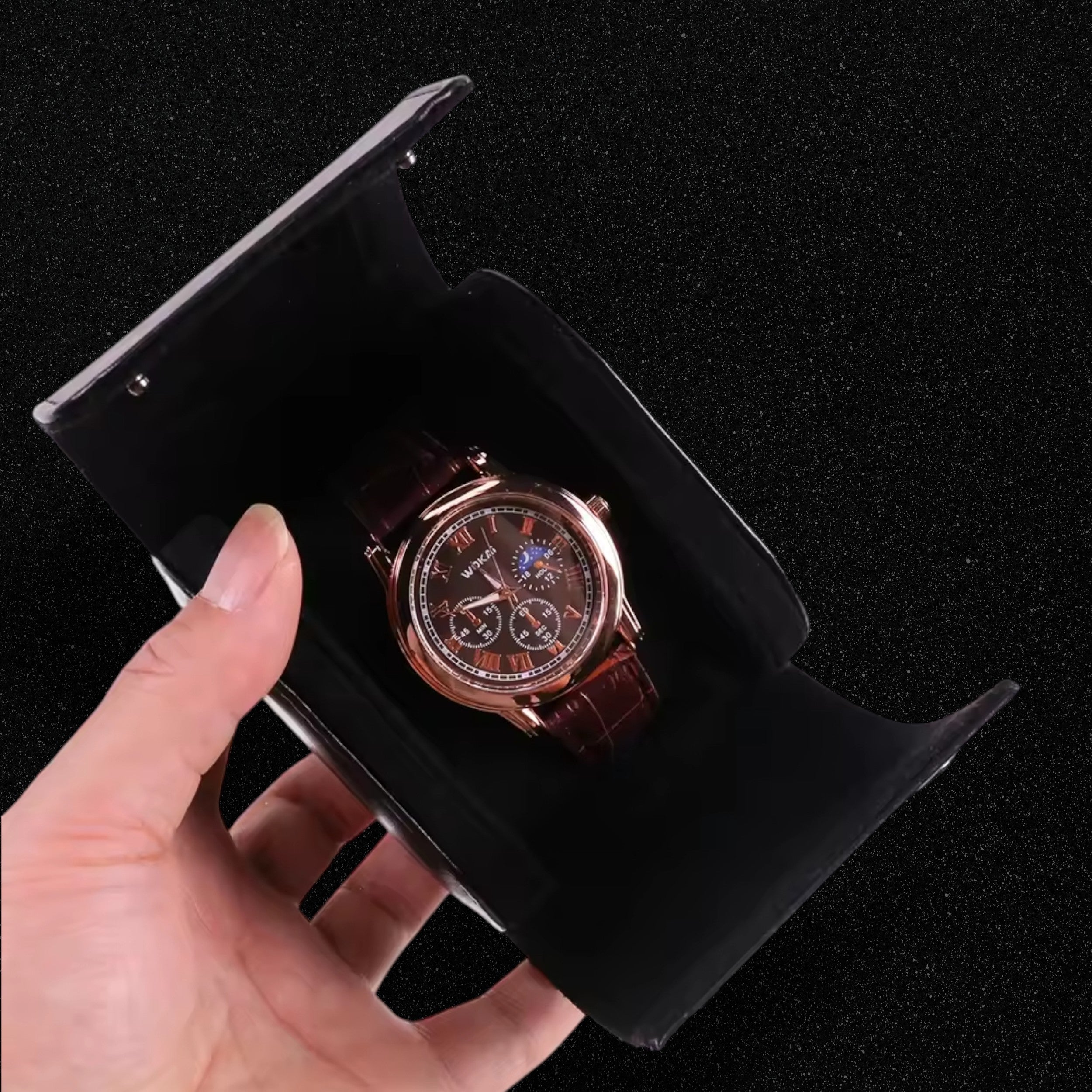 Luxury Watch Roll (Black)