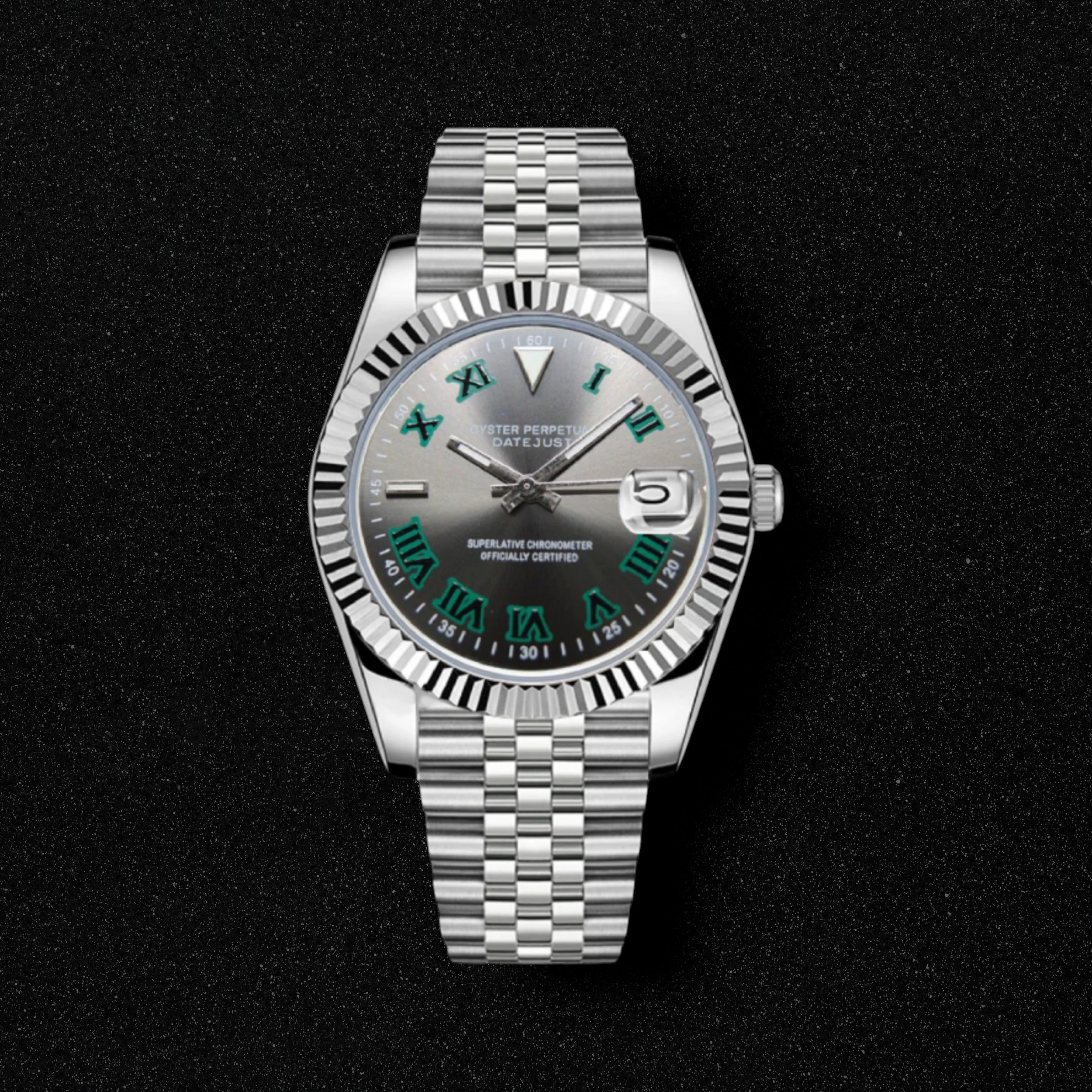 Seikojust Wimbledon Grey Roman Numeral Dial