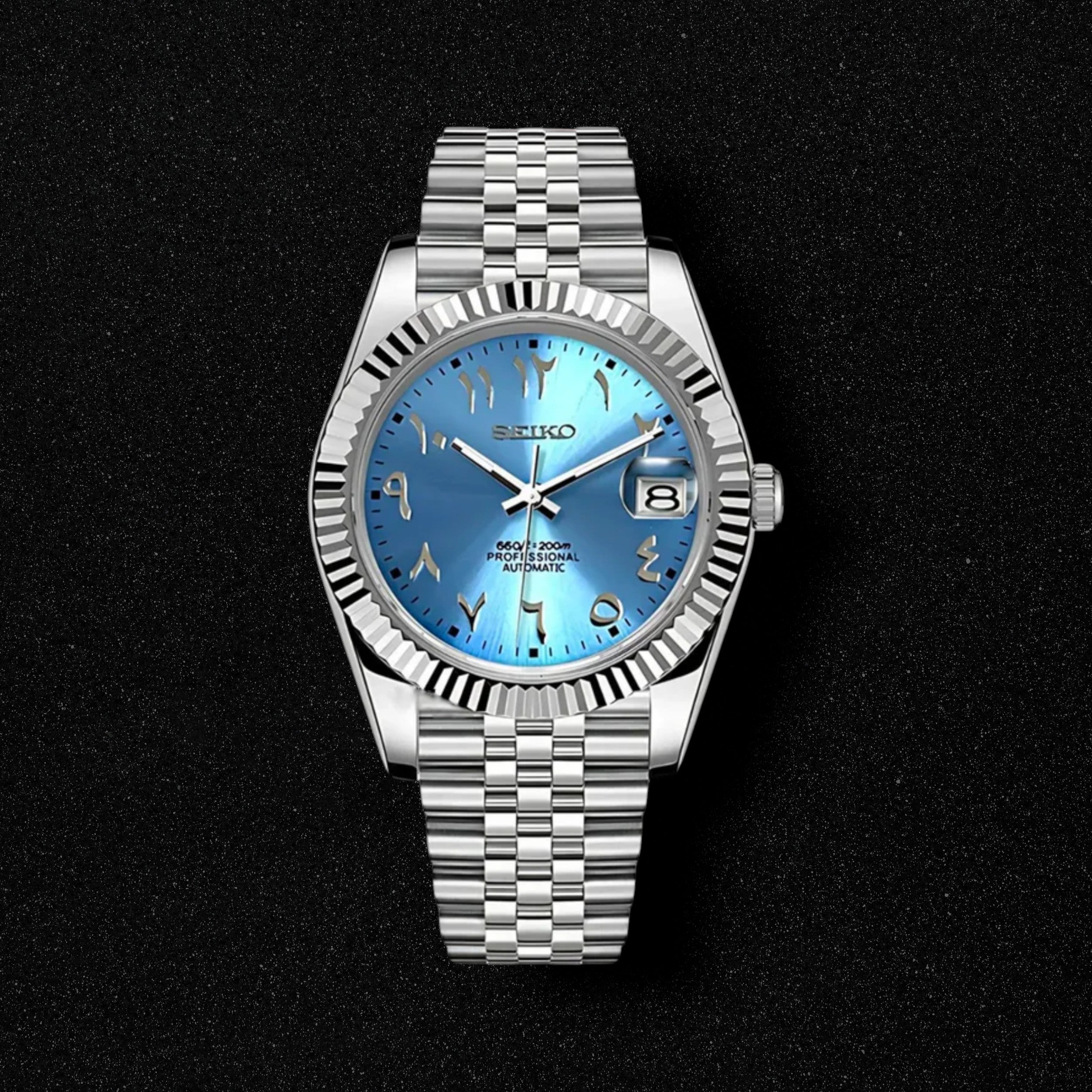 Seikojust Blue Eastern Arabic Dial