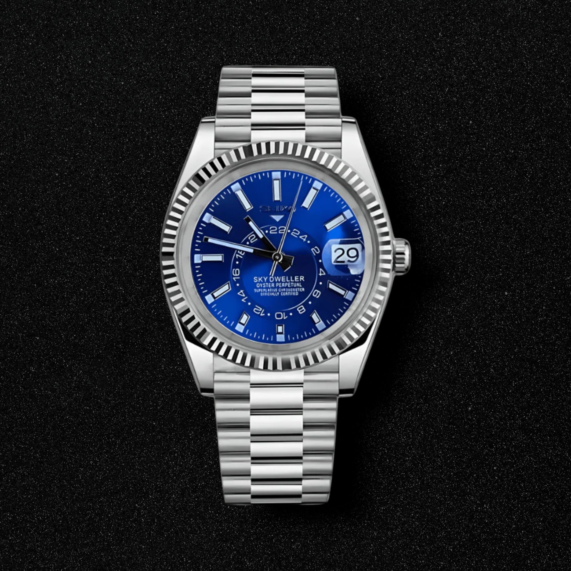 Skyeiko Royal Blue Baton Dial