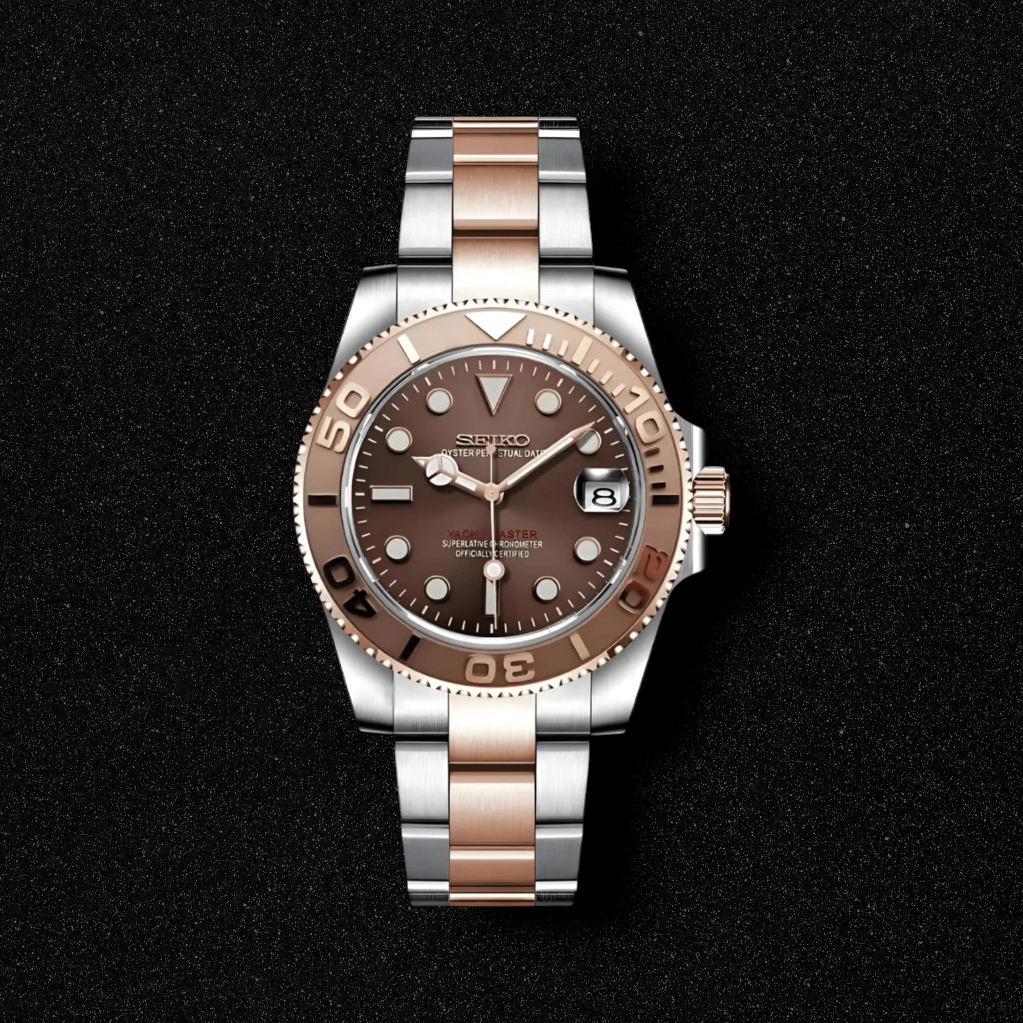 Yachteiko Master Two Tone Brown Arrow Dial