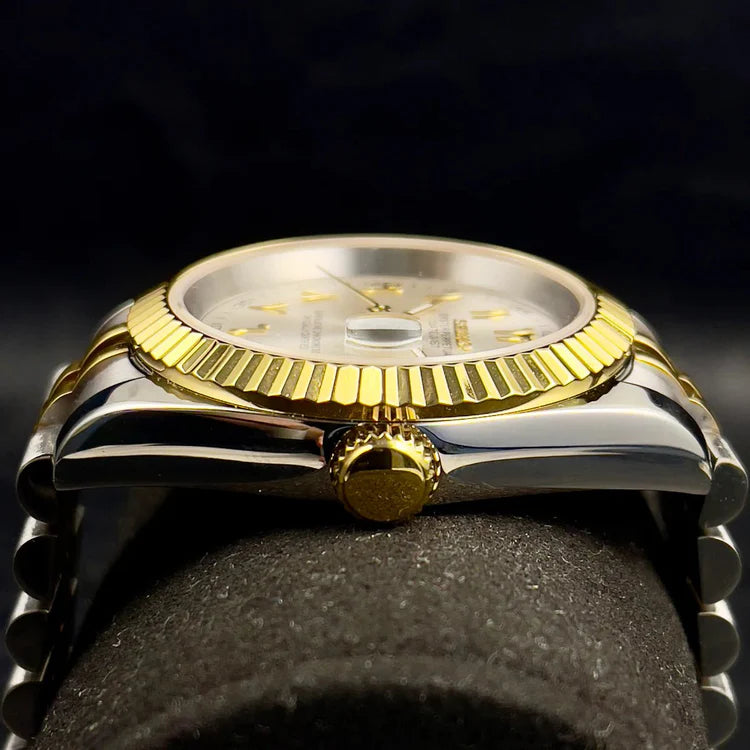 Seikojust Two Tone White Eastern Arabic Dial