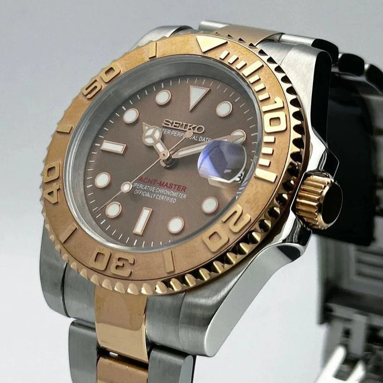 Yachteiko Master Two Tone Brown Arrow Dial